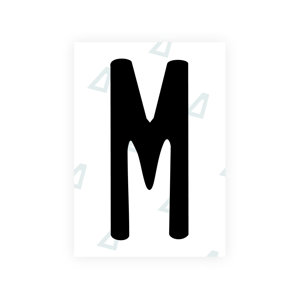 Alite Nanofilm per targhe USA (Maine) - Simbolo "M"