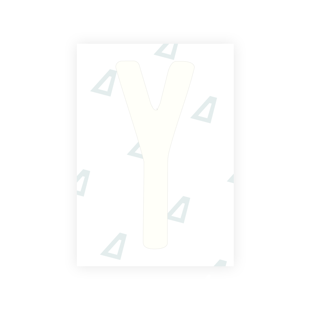 Alite Nanofilm für US-amerikanische (New Hampshire) Kfz-Kennzeichen – Symbol „Y“