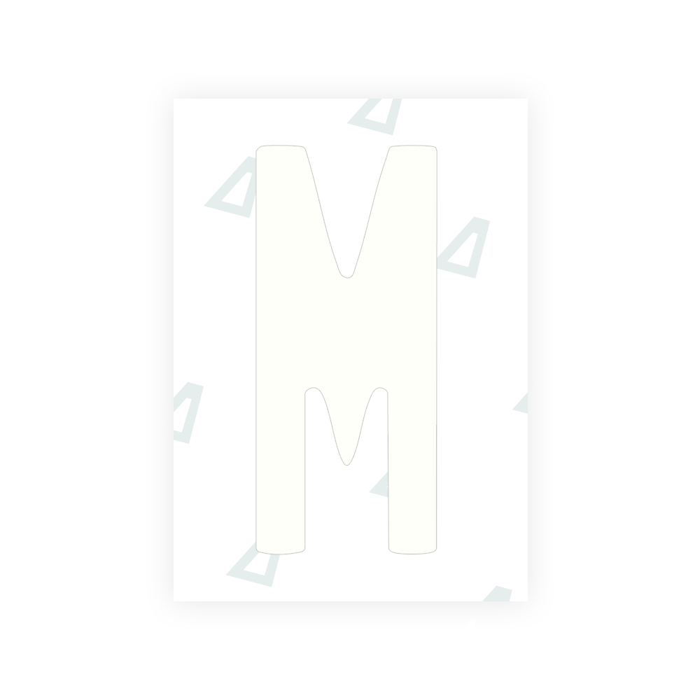 Alite Nanofilm for US (Connecticut 2013) license plates - Symbol "M" - Alite