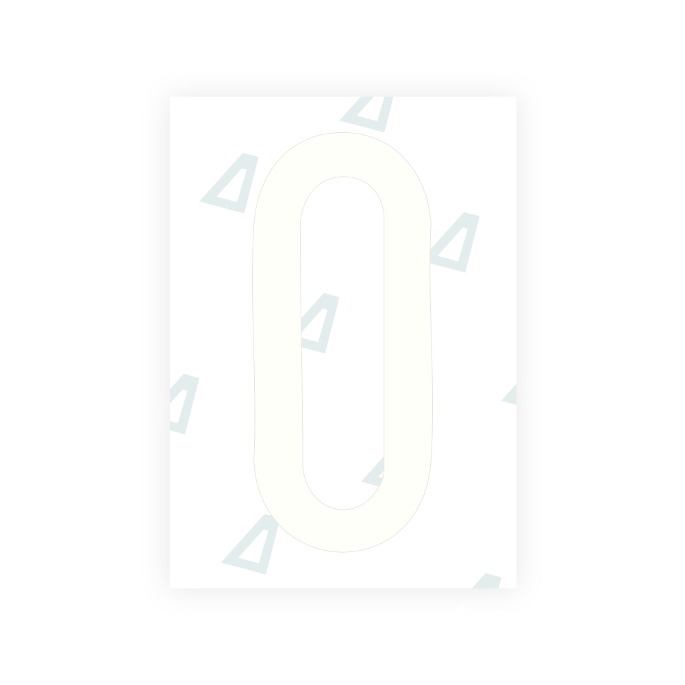 Alite Nanofilm for US (Mississippi) license plates - Symbol "0"