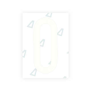 Alite Nanofilm for US (Mississippi) license plates - Symbol "0"