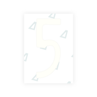 Alite Nanofilm for US (Mississippi) license plates - Symbol "5"