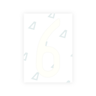 Alite Nanofilm for US (Mississippi) license plates - Symbol "6"