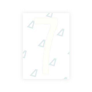 Film nano Alite pour plaques d'immatriculation américaines (Mississippi) - Symbole « 7 »