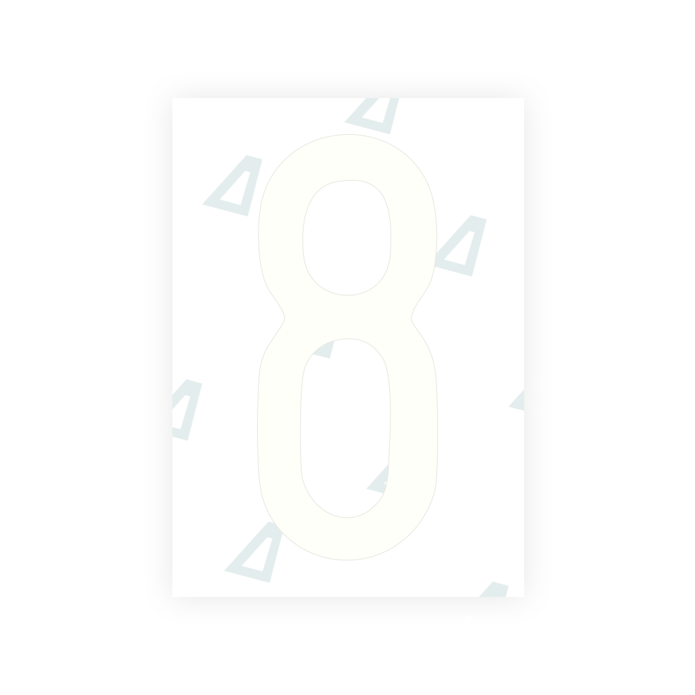 Alite Nanofilm for US (Mississippi) license plates - Symbol "8"
