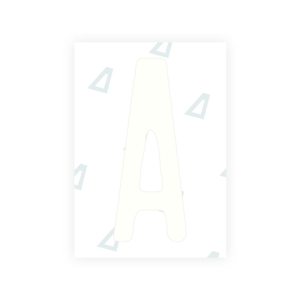 Film nano Alite pour plaques d'immatriculation américaines (Mississippi) - Symbole « A »