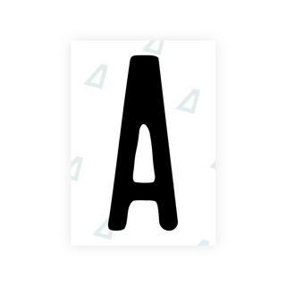 Film nano Alite pour plaques d'immatriculation américaines (Mississippi) - Symbole « A »