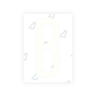 Alite Nanofilm für US-amerikanische (Mississippi) Kfz-Kennzeichen – Symbol „B“