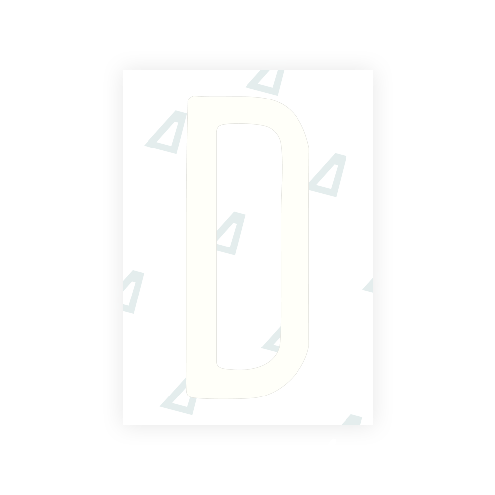 Alite Nanofilm for US (Mississippi) license plates - Symbol "D"