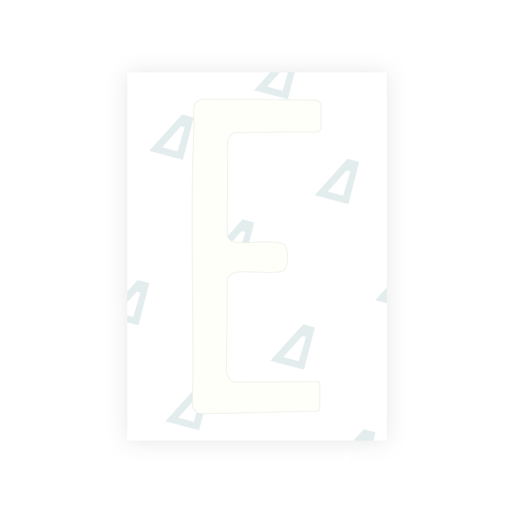 Nanofilm Alite para matrículas de EE. UU. (Misisipi) - Símbolo "E"