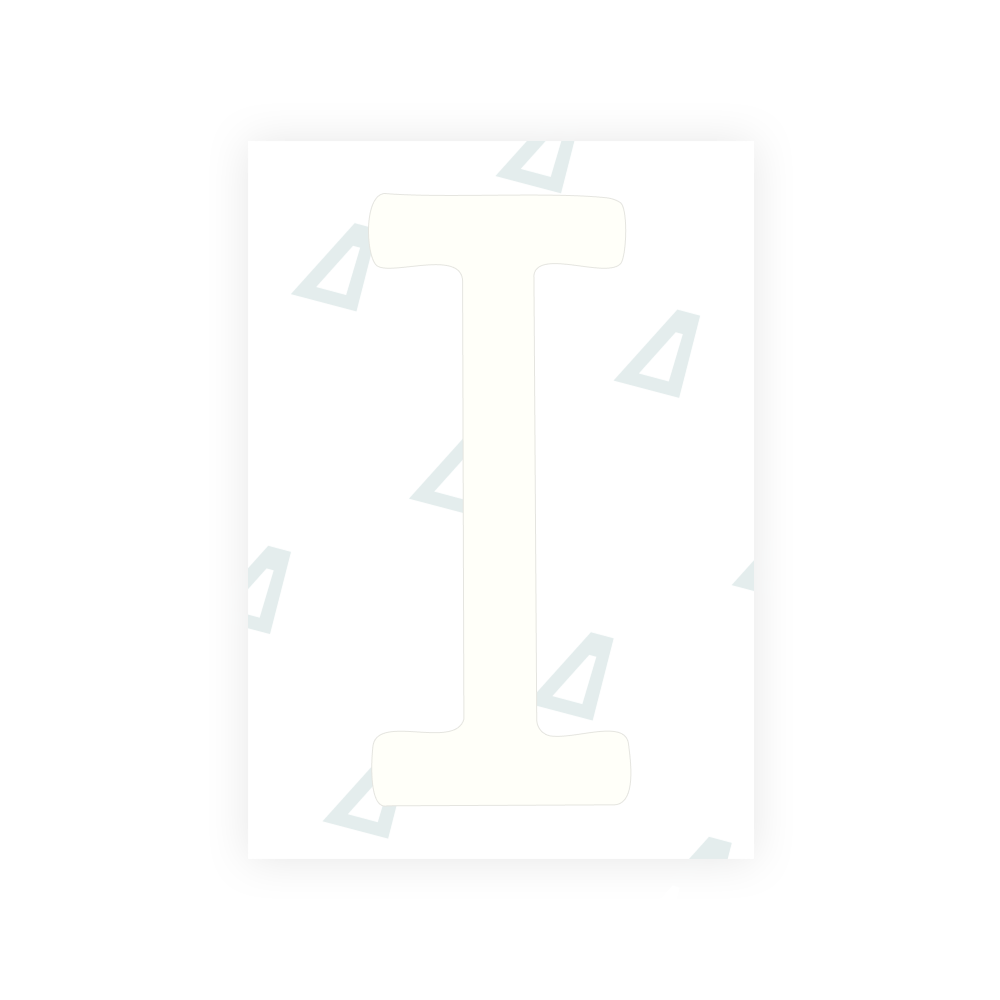 Alite Nanofilm for US (Mississippi) license plates - Symbol "I"