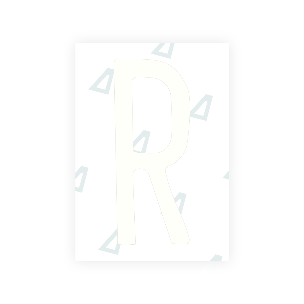 Alite Nanofilm for US (Mississippi) license plates - Symbol "R"
