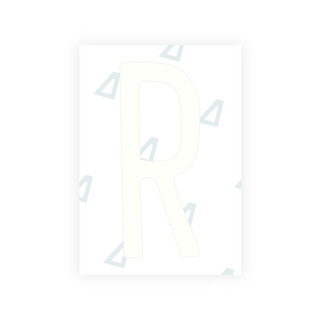 Alite Nanofilm for US (Mississippi) license plates - Symbol "R"