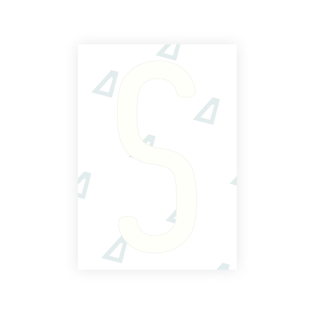 Film nano Alite pour plaques d'immatriculation américaines (Mississippi) - Symbole « S »