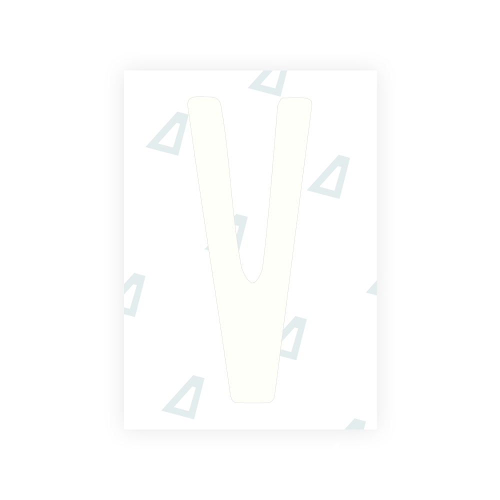 Alite Nanofilm for US (Mississippi) license plates - Symbol "V"