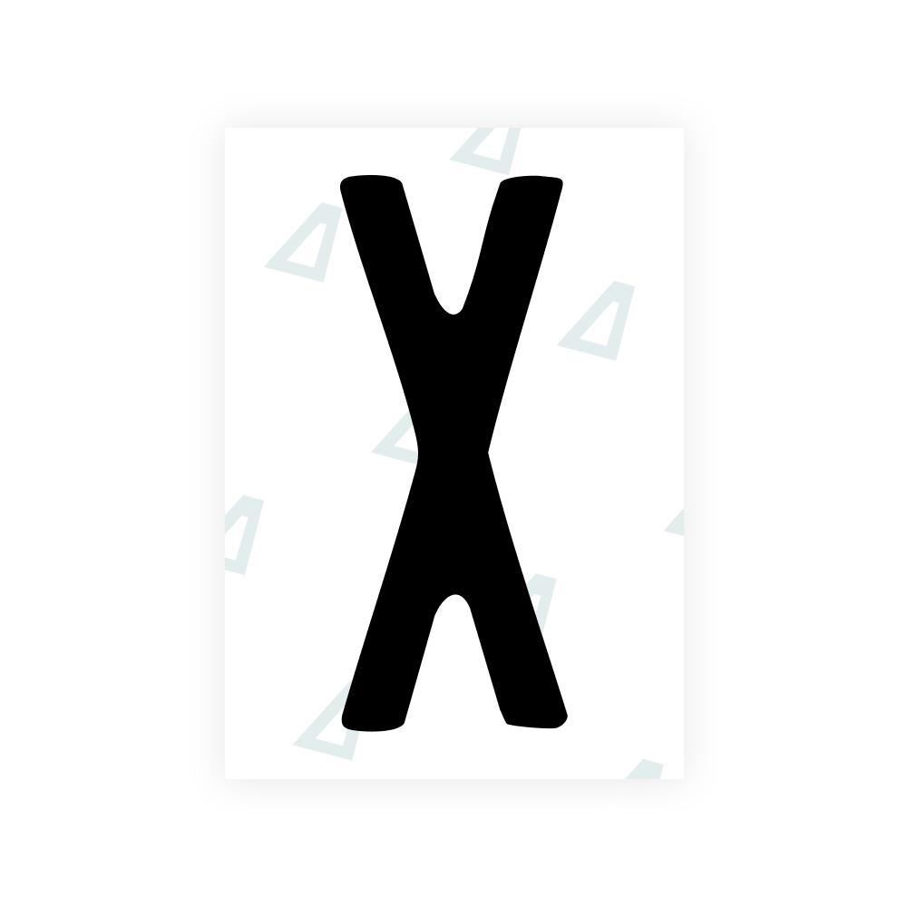 Film nano Alite pour plaques d'immatriculation américaines (Mississippi) - Symbole « X »