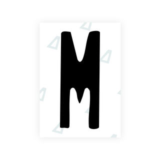 Film nano Alite pour plaques d'immatriculation américaines (Mississippi) - Symbole « M »