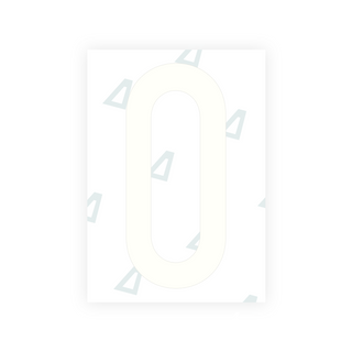 Film nano Alite pour plaques d'immatriculation américaines (Missouri) - Symbole « 0 »