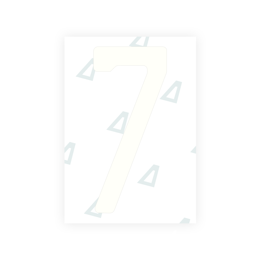 Film nano Alite pour plaques d'immatriculation américaines (Missouri) - Symbole « 7 »