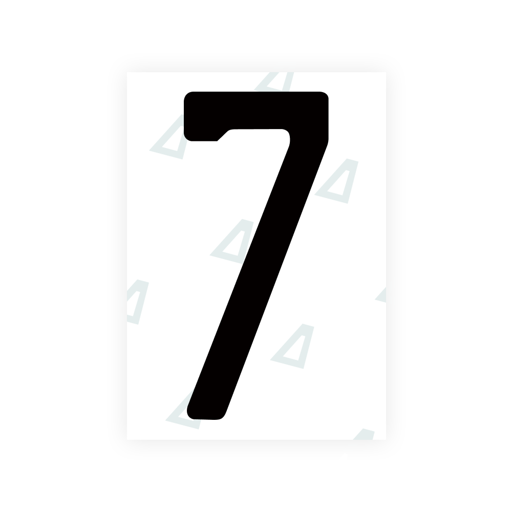 Film nano Alite pour plaques d'immatriculation américaines (Missouri) - Symbole « 7 »