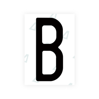 Alite Nanofilm für US-amerikanische (Missouri) Kfz-Kennzeichen – Symbol „B“