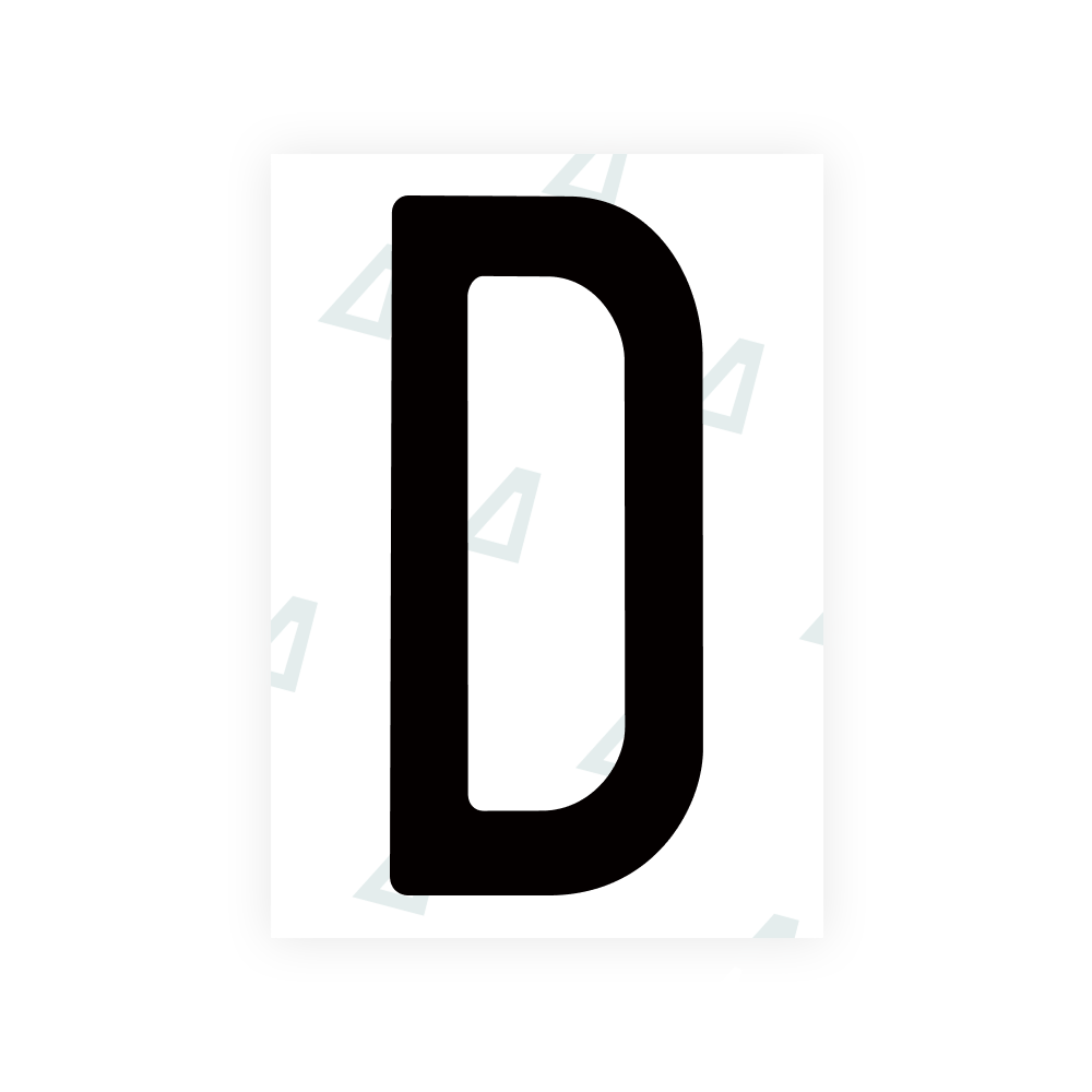 Nanopelícula Alite para placas de matrícula de EE. UU. (Missouri) - Símbolo "D"