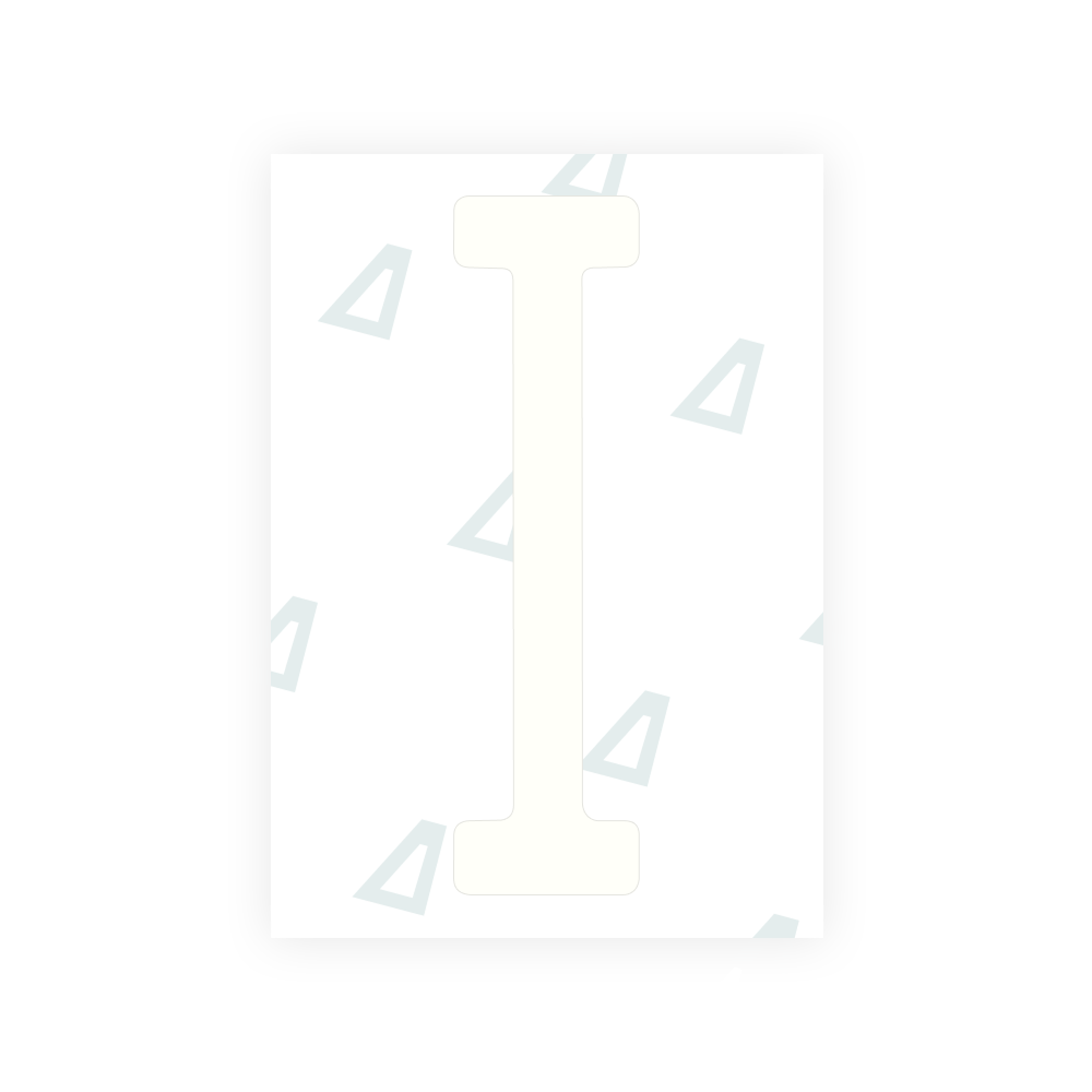 Alite Nanofilm for US (Missouri) license plates - Symbol "I"