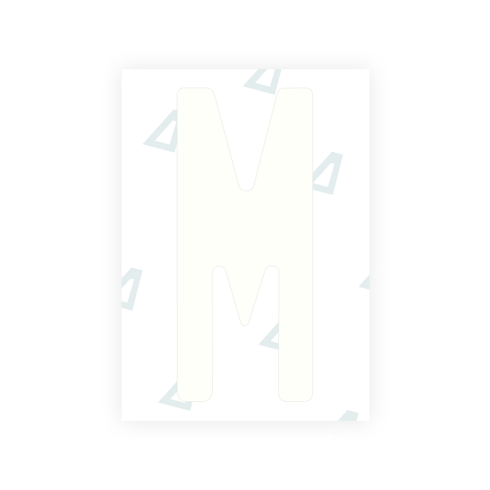 Film nano Alite pour plaques d'immatriculation américaines (Missouri) - Symbole « M »