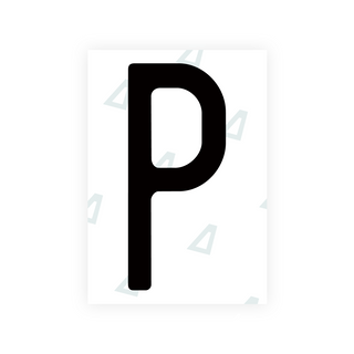 Alite Nanofilm für US-amerikanische (Missouri) Kfz-Kennzeichen – Symbol „P“