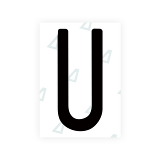 Alite Nanofilm für US-amerikanische (Missouri) Kfz-Kennzeichen – Symbol „U“