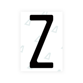 Alite Nanofilm für US-amerikanische (Missouri) Kfz-Kennzeichen – Symbol „Z“