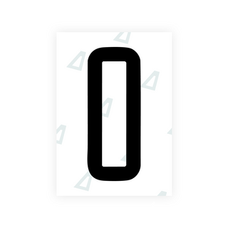 Alite Nanofilm for Morocco license plates - Symbol "0"