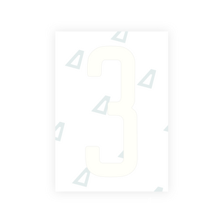 Alite Nanofilm for Morocco license plates - Symbol "3"