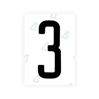 Alite Nanofilm for Morocco license plates - Symbol "3"