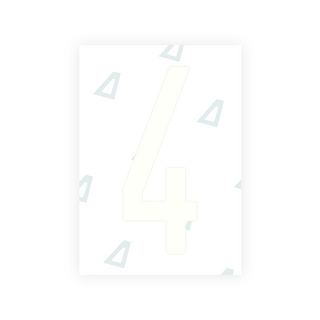 Alite Nanofilm for Morocco license plates - Symbol "4"