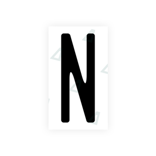 Alite Nanofilm for US (Wisconsin) license plates - Symbol "N" - Alite