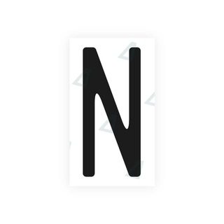 Alite Nanofilm for US (Massachusetts) license plates - Symbol "N" - Alite
