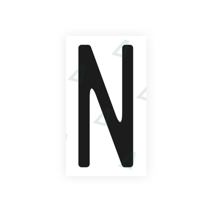 Alite Nanofilm for US (Massachusetts) license plates - Symbol "N" - Alite