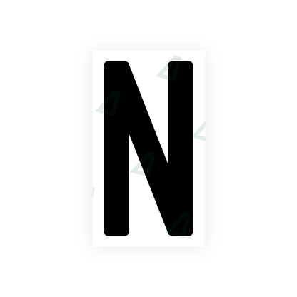 Alite Nanofilm for India license plates - Symbol "N" - Alite