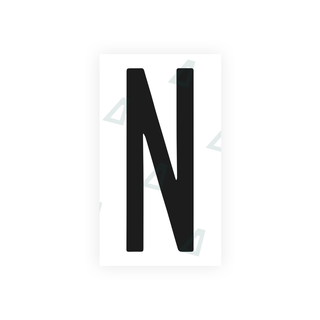 Alite Nanofilm for US (New York 1986) license plates - Symbol "N" - Alite