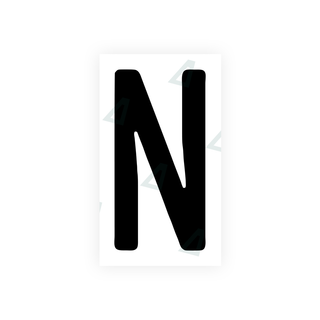 Alite Nanofilm for front Switzerland license plates - Symbol "N" - Alite