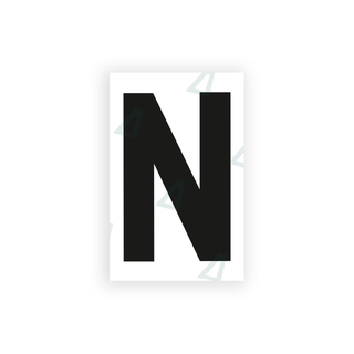 Alite Nanofilm for United Kingdom license plates - Symbol "N" - Alite