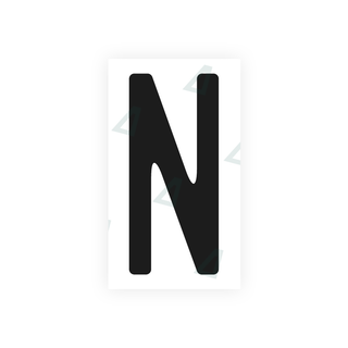 Alite Nanofilm for US (Quebec) license plates - Symbol "N" - Alite