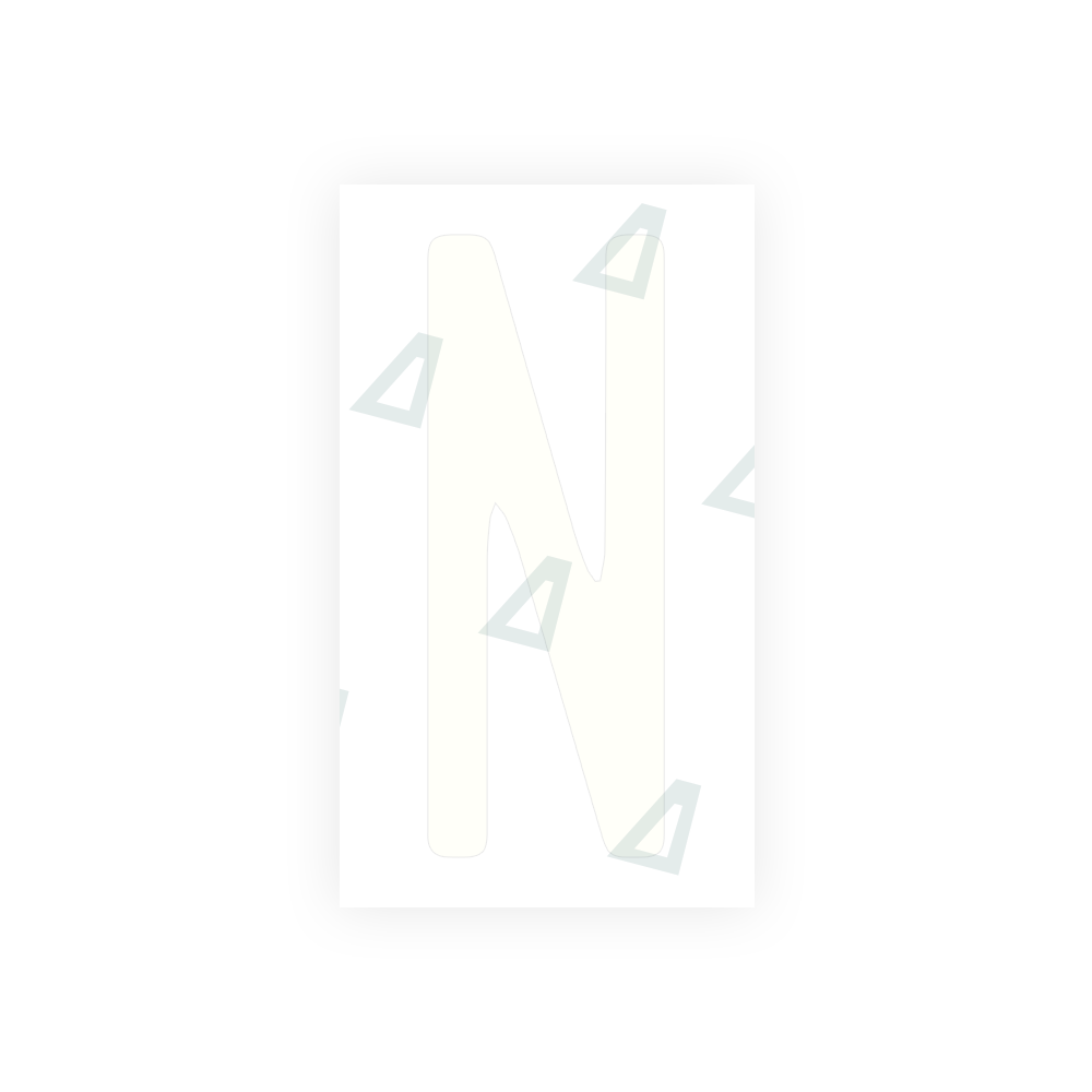 Alite Nanofilm for US (Illinois 2006 - Round) license plates - Symbol "N" - Alite