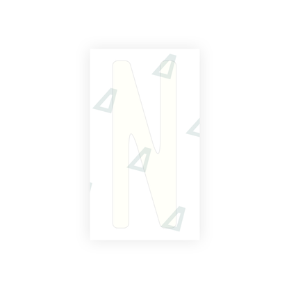Alite Nanofilm for US (Ohio 2013) license plates - Symbol "N" - Alite