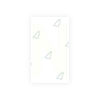 Alite Nanofilm for Uruguay license plates - Symbol "N" - Alite