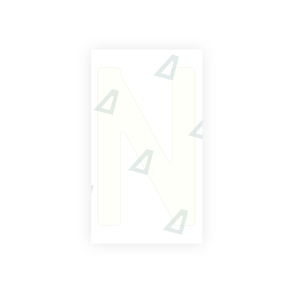 Alite Nanofilm for Uruguay license plates - Symbol "N" - Alite