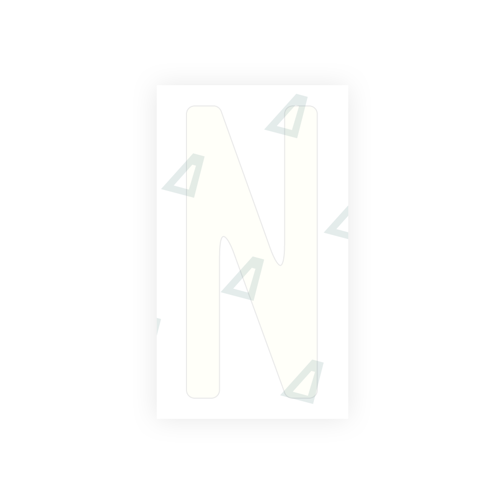 Alite Nanofilm for US (Quebec) license plates - Symbol "N" - Alite