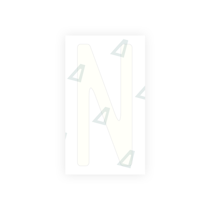 Alite Nanofilm for US (Massachusetts) license plates - Symbol "N" - Alite