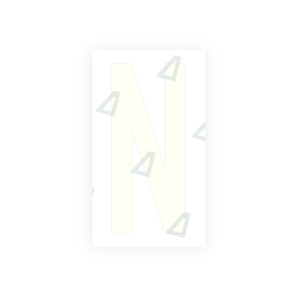 Alite Nanofilm for US (Oklahoma) Moto license plates - Symbol "N" - Alite